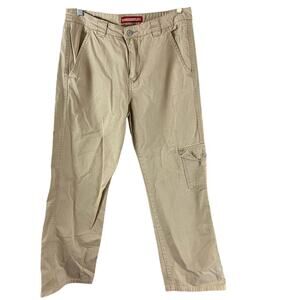 Vintage 90s Y2K Unionbay Cargo Style Pants Size 11 Cotton 33 x 27.5